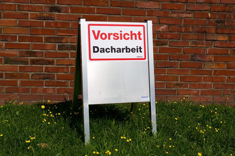 2 St. ESDA-Warn- und Werbeschild Typ A